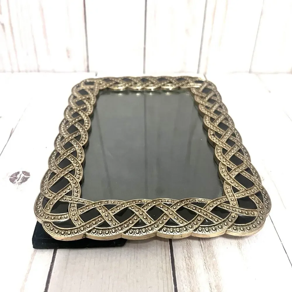 Papyrus Gold Celtic Knot Frame Gothic Boho Fairycore Dark Academia 4x6 Photo